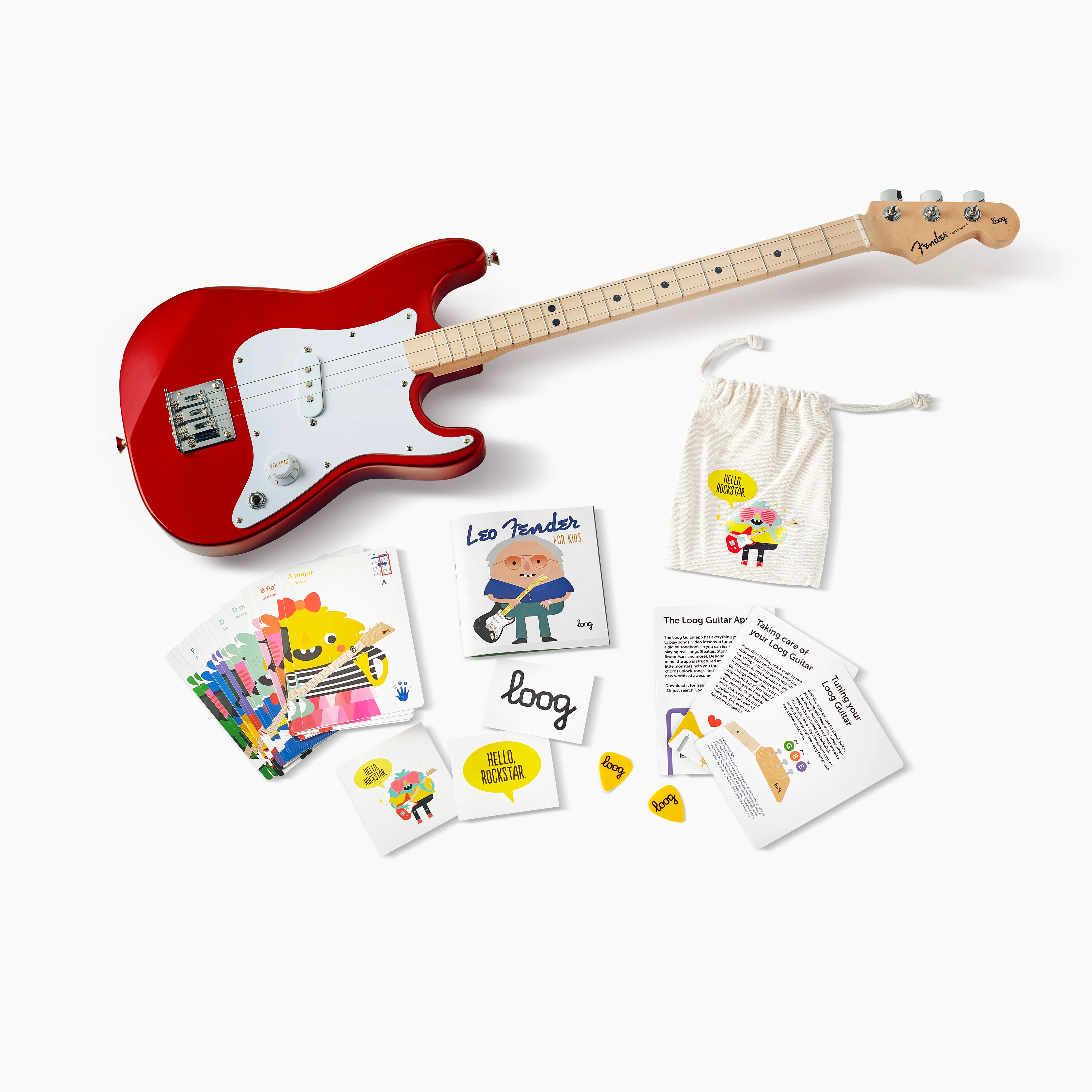 fender x loog electric guitar - Image 16