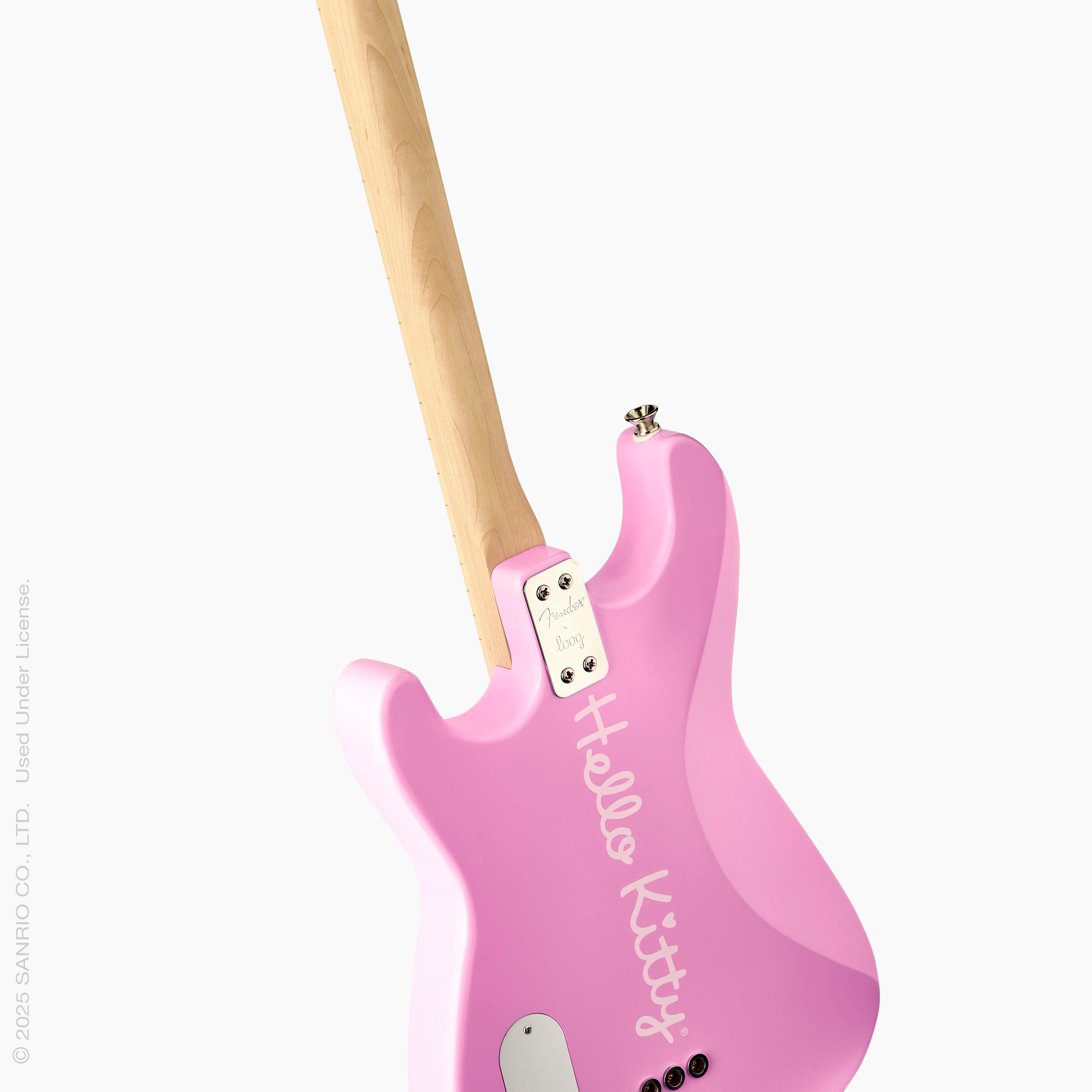 fender x loog hello kitty stratocaster electric guitar - Image 5