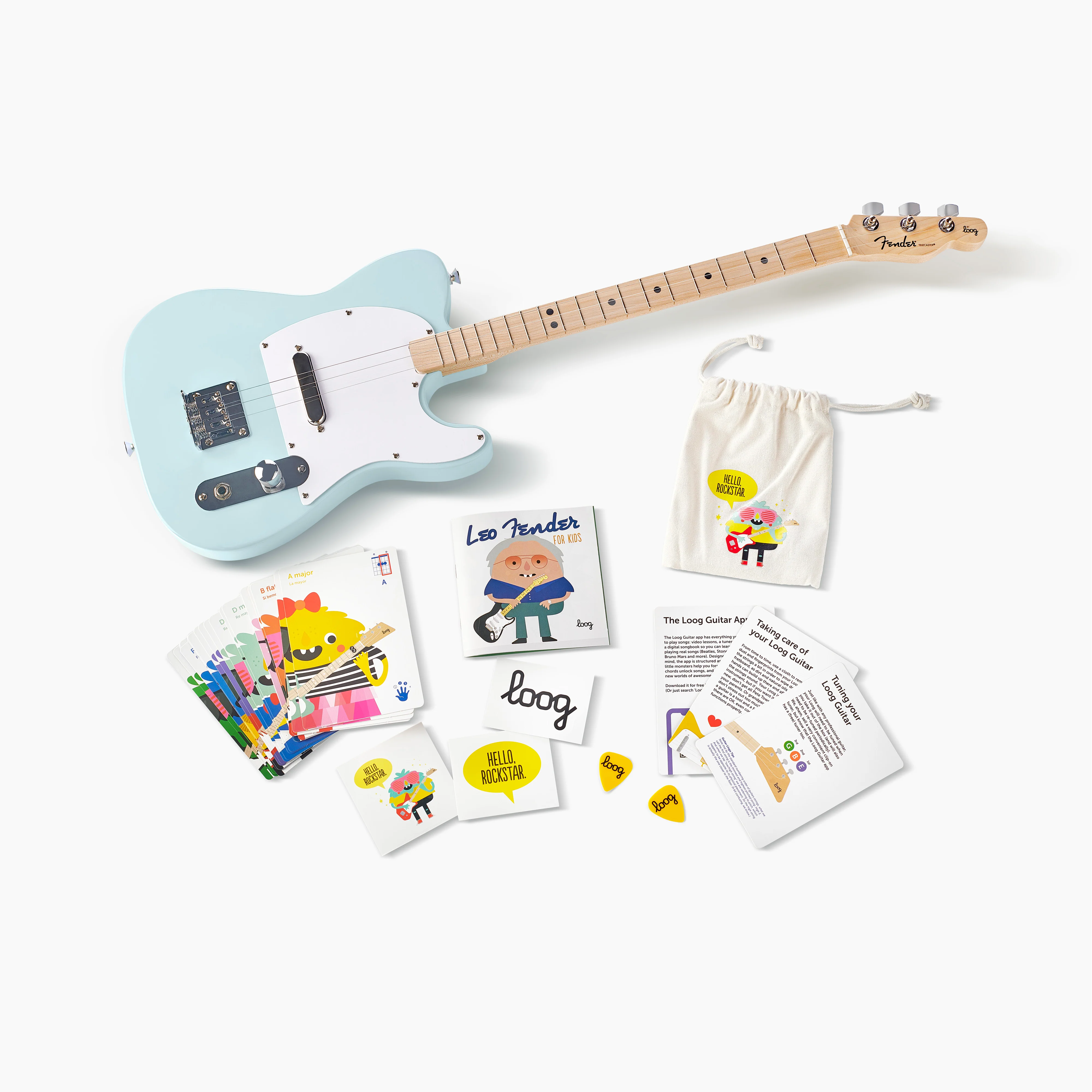 fender x loog electric guitar - Image 24