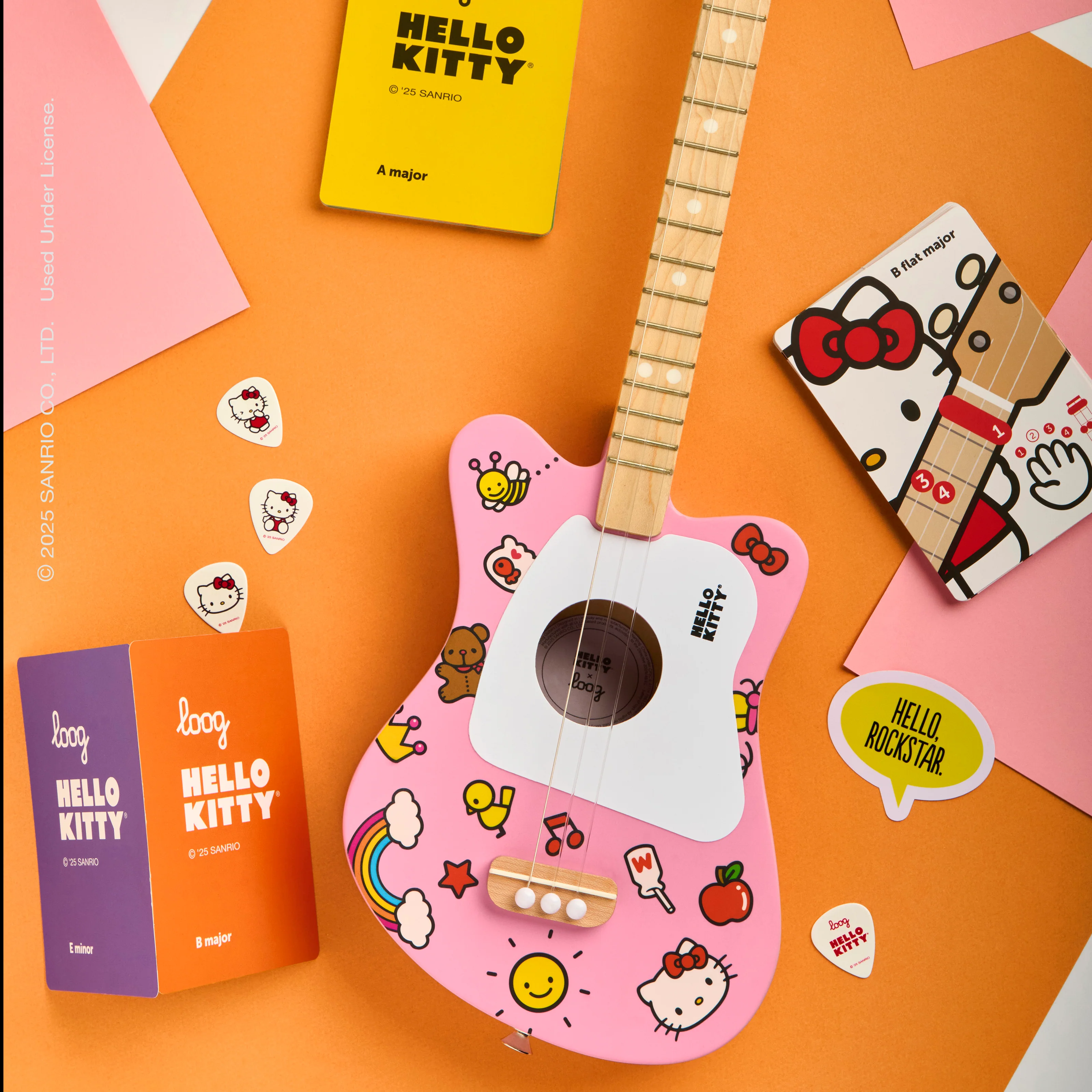 loog x hello kitty mini acoustic - Image 4